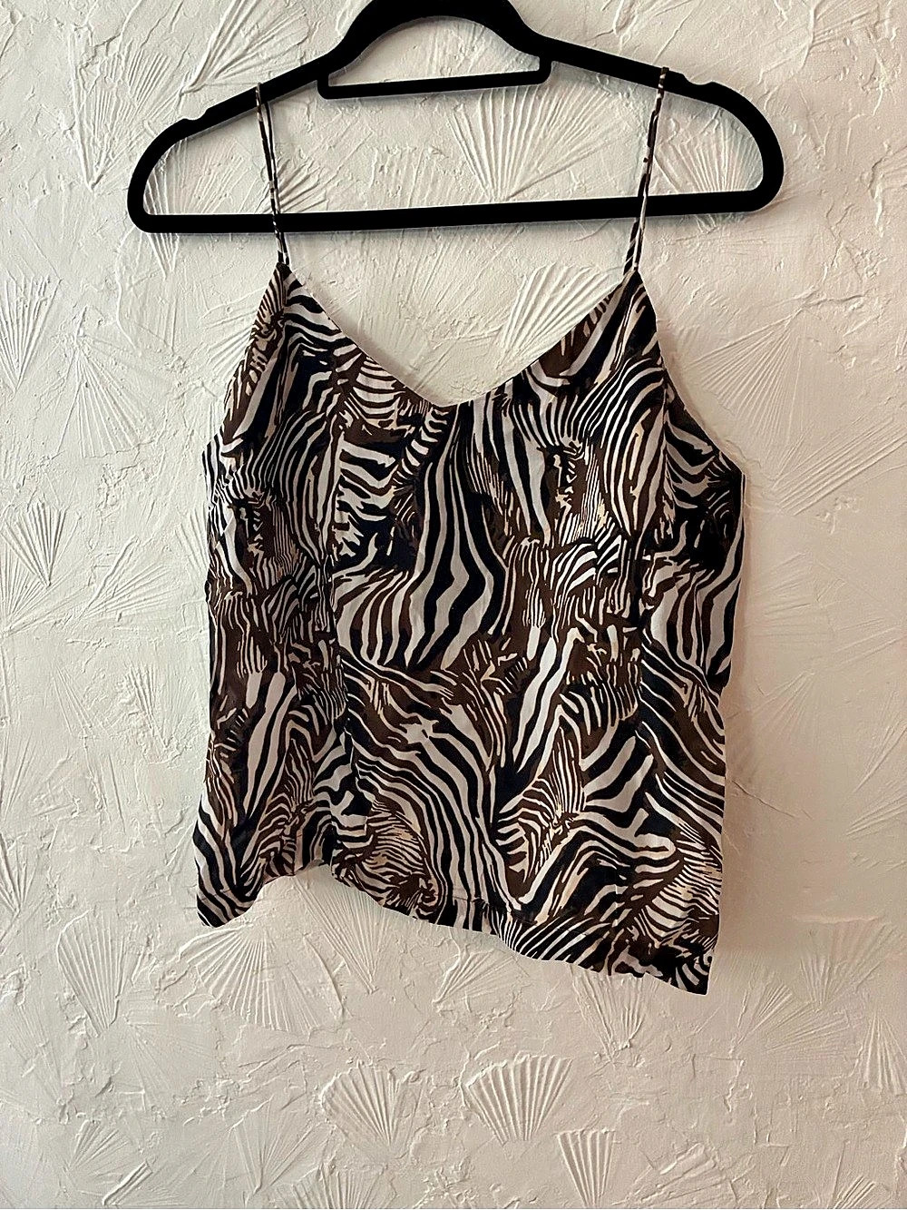 Animal Print Camisole in Brown & Black Like New
